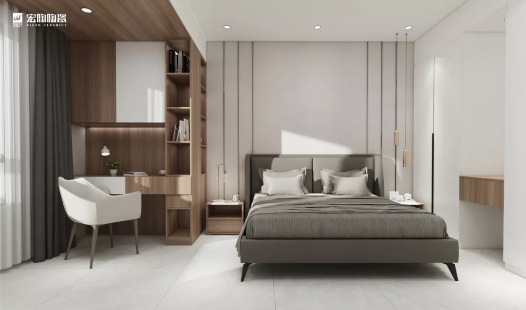 hjc888黄金城卧室玉瓷砖效果图