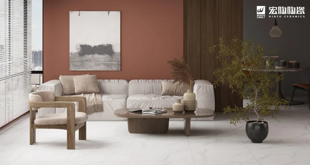 hjc888黄金城和璧岩通体大理石瓷砖效果图三