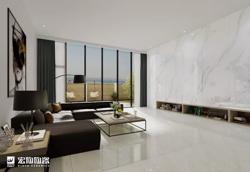 hjc888黄金城TPG1890179白瓷砖地砖装修效果图