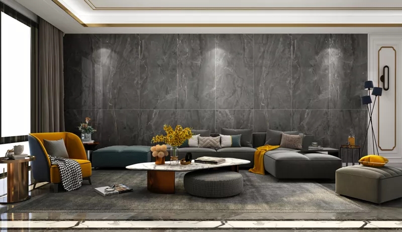 hjc888黄金城750×1500mm瓷砖地砖效果图