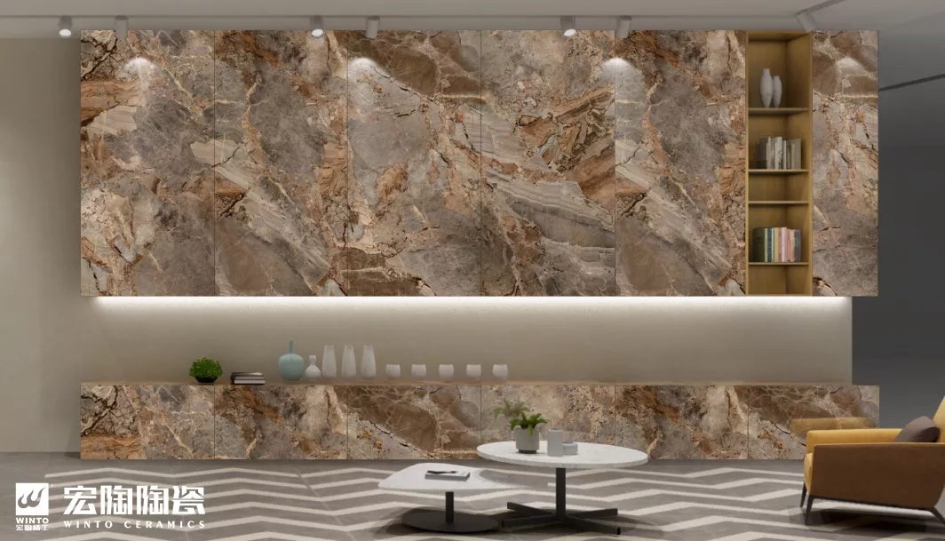 hjc888黄金城大板瓷砖和地砖效果图