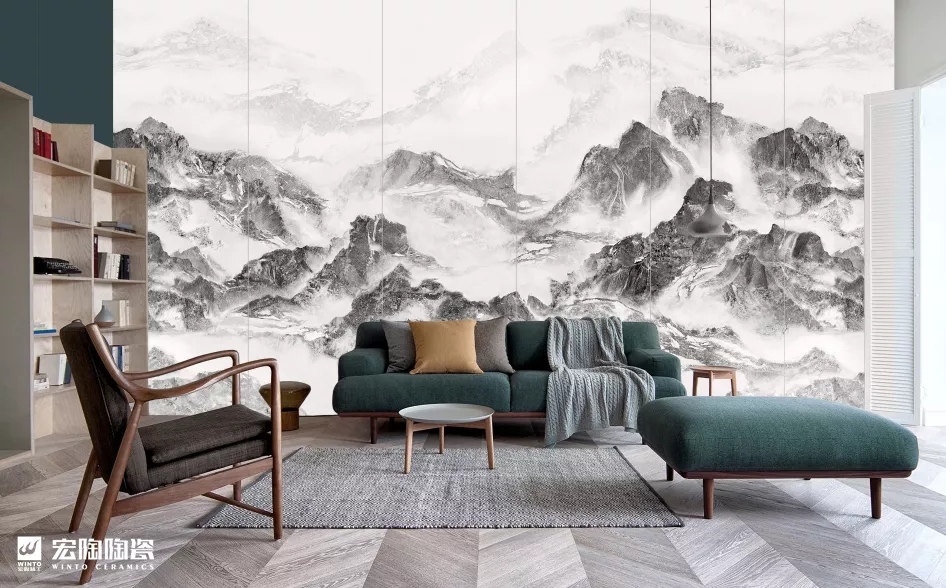 hjc888黄金城900×2650×6mm瓷砖地砖效果图