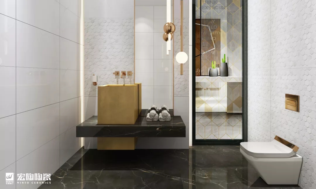 hjc888黄金城地砖巴洛克气概