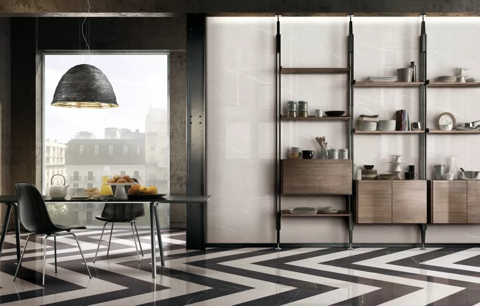 hjc888黄金城家庭客厅瓷砖地砖花型效果图