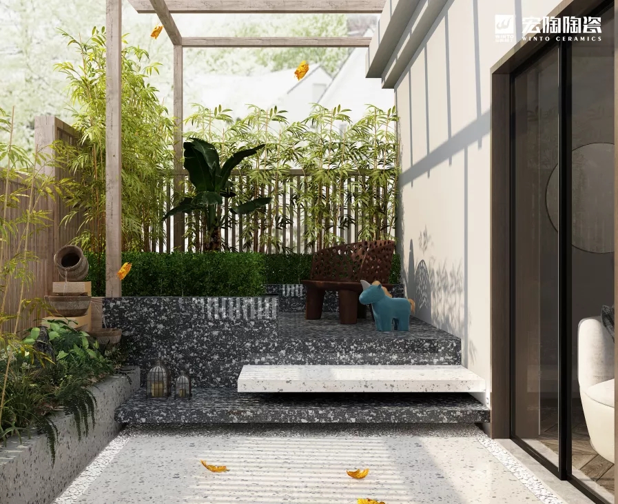 hjc888黄金城陶瓷岩板效果图