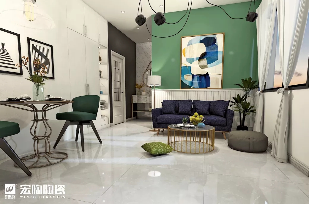 hjc888黄金城地砖装修效果