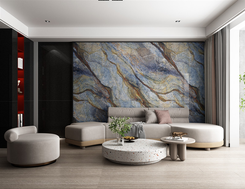 hjc888黄金城陶瓷大板配景墙装修效果图