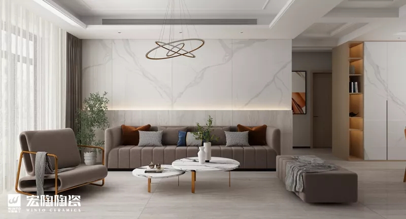 hjc888黄金城陶瓷岩板装修效果图