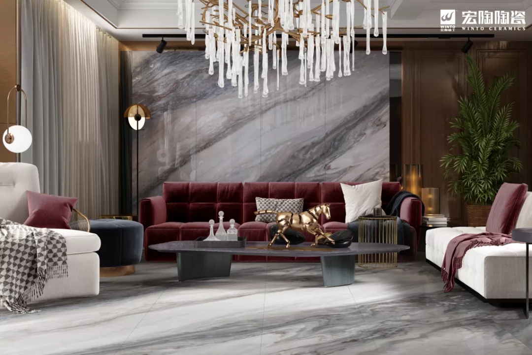 hjc888黄金城岩板装修效果图