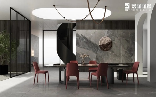 hjc888黄金城岩板装修效果图