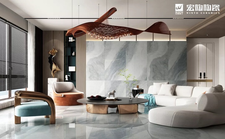 hjc888黄金城陶瓷品牌陶瓷大板装修效果图
