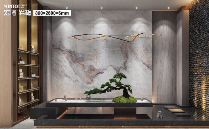 佛山瓷砖hjc888黄金城陶瓷品牌hjc888黄金城岩板装修效果图