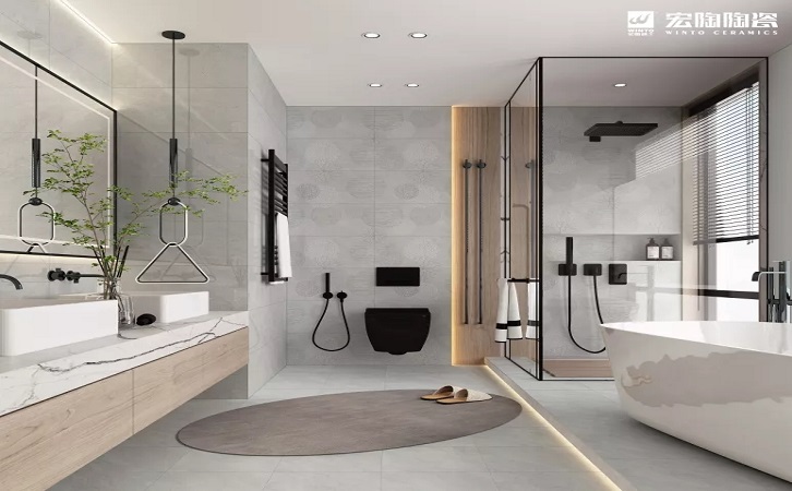 hjc888黄金城陶瓷品牌瓷片装修效果图