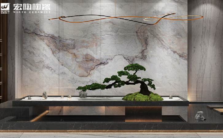 hjc888黄金城陶瓷大板装修效果图