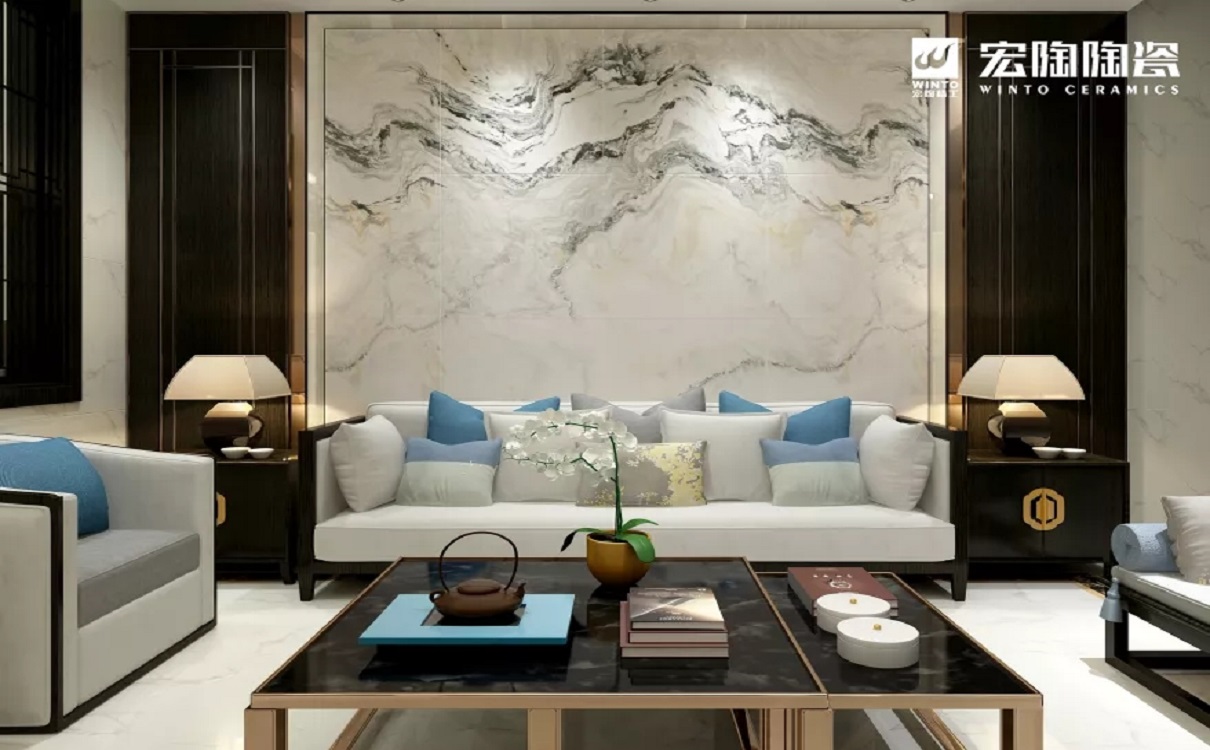 hjc888黄金城客厅地砖装修效果