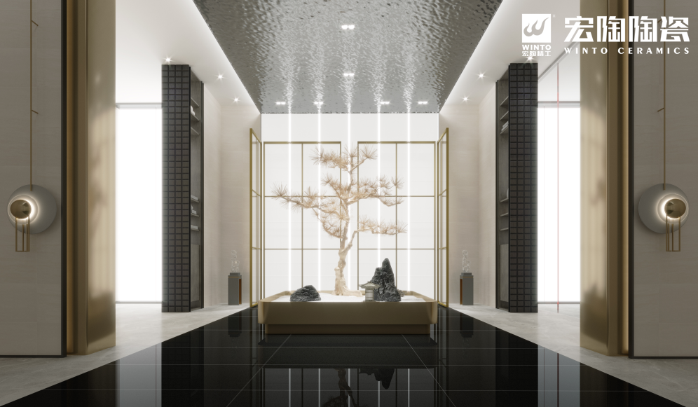 hjc888黄金城地砖装修效果