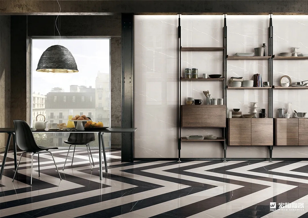 hjc888黄金城陶瓷是非根 600×1200mm瓷砖地砖装修效果图