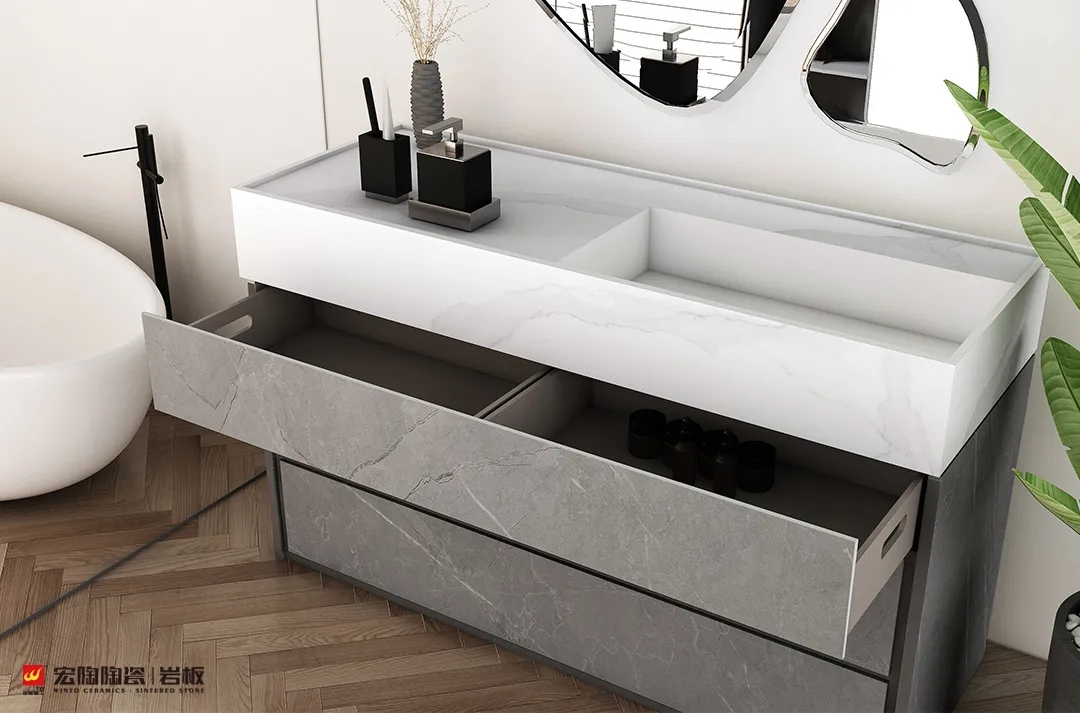 hjc888黄金城岩板洗手间效果图