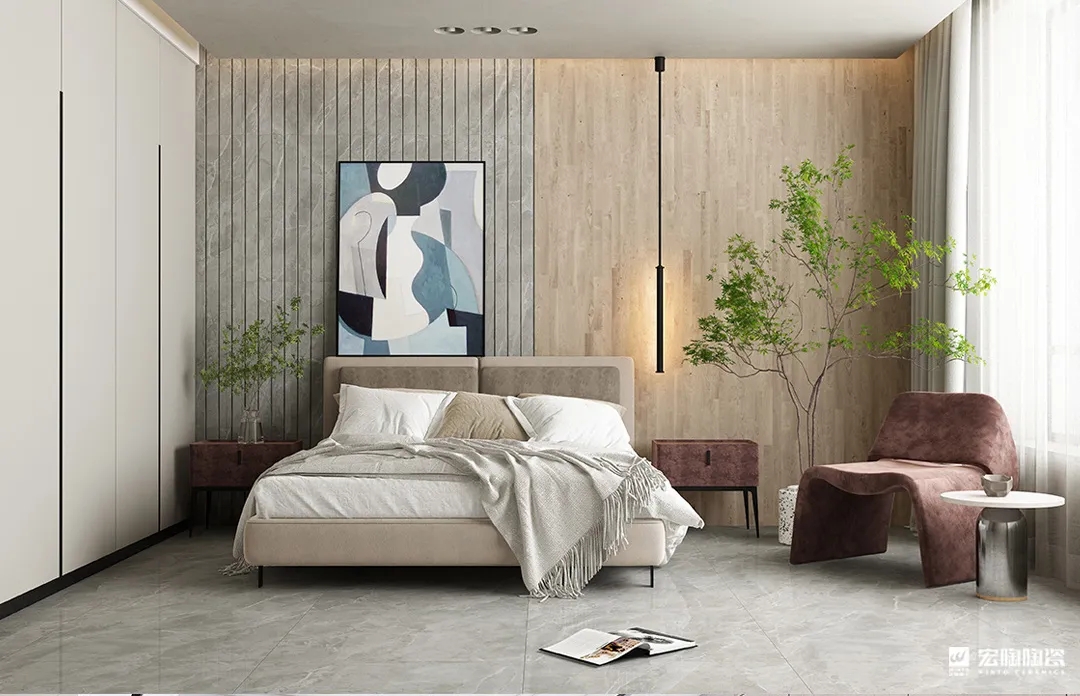 hjc888黄金城TPGM80016 摩卡深灰 800×800mm瓷砖地砖效果图