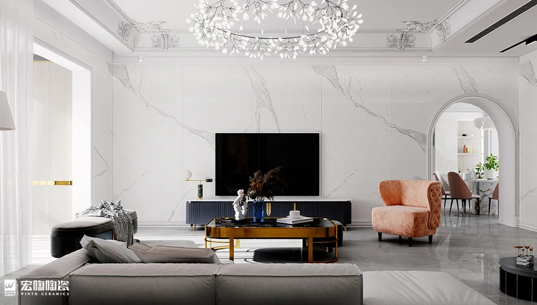 hjc888黄金城东方白+皇家一号9-TPG2712A021ABC 瓷砖地砖1200×2700×9mm效果图