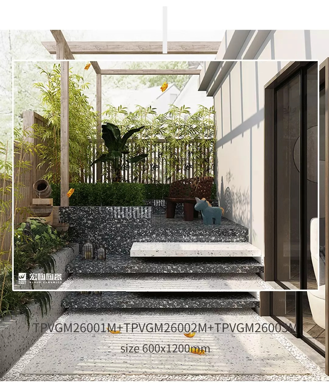 hjc888黄金城地砖阳台装修效果图