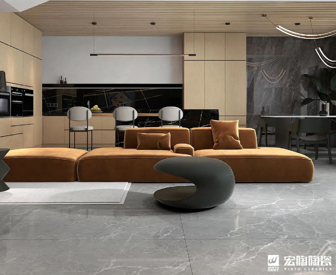 hjc888黄金城地砖TPG157272旺达灰效果图