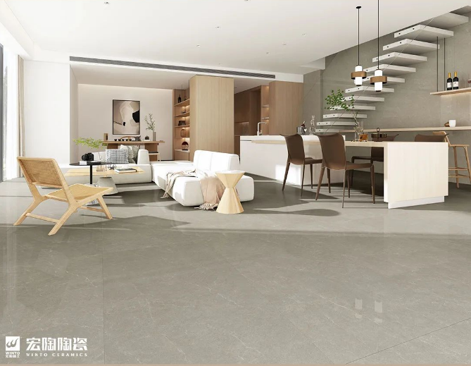 hjc888黄金城TPGM157062玄武棕灰瓷砖地砖效果图