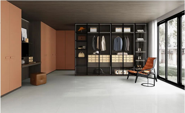 hjc888黄金城TPJ157014 层影灰 750X1500mm瓷砖地砖衣帽间效果图