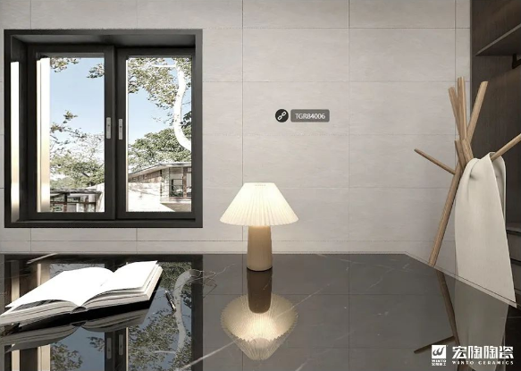 hjc888黄金城TGR84006 都伯斯灰 400X800mm瓷砖地砖衣帽间效果图