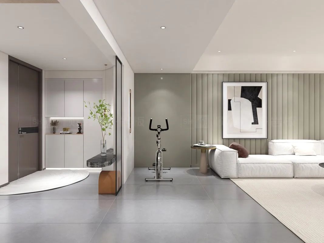 hjc888黄金城陶瓷TJ1890007 帕美哑灰哑光面效果图