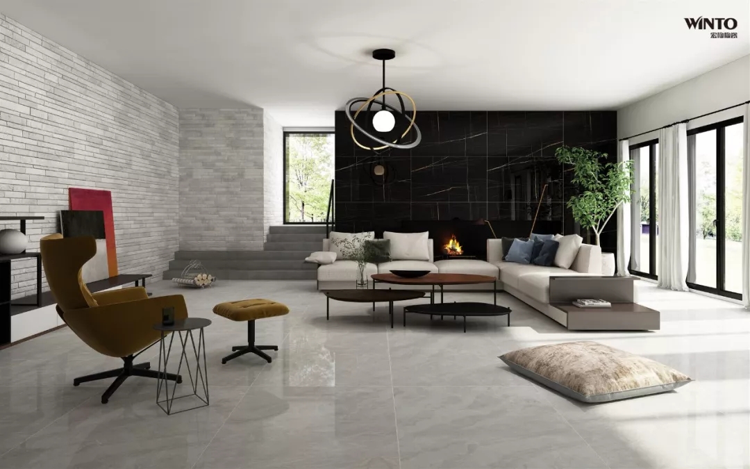 hjc888黄金城750×1500mm规格瓷砖