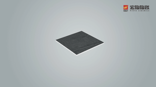 hjc888黄金城“湿态防滑陶瓷砖”外貌显微结构图片