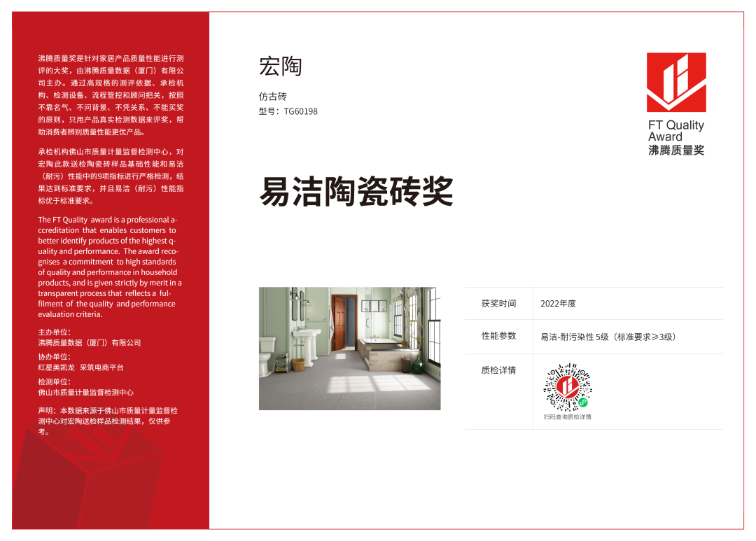 hjc888黄金城易清洁陶瓷砖奖